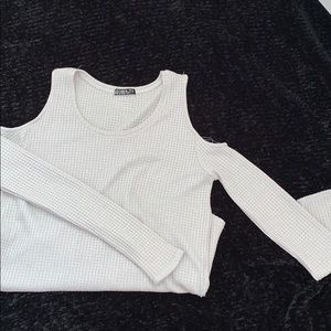 Open Shoulder, Scoop Neck Long Sleeve 🖤